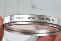 ＃328　CANON　58ｍｍ　SKYLIGHT_画像4