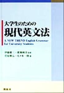 大学生のための現代英文法／萱原雅弘(著者),佐々木一隆(著者),伊藤健三,広瀬和清