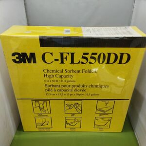 ※未使用品　3M　C-FL550DD　液体吸収材　ケミカルソーベント　フォールデッドタイプ　127mmX15.2m ◆3116/工具宮竹店