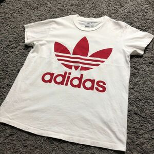 お値下げ中【adidas正規品】アディダス　Tシャツ 王冠マーク　Lサイズ　レディースもゆったり