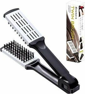 ☆ツインブラシ TWIN BRUSH ロックタイプ◆あなた史上最高のストレートヘアに991円