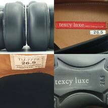 texcy luxe ビットローファー 表記サイズ：26.5cm 重さ：684g テクシーリュクス 靴 シューズ 黒 ブラック Z714R_画像10