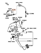 L880 コペン ダイハツ 純正 31340 : クラッチレリーズ ケーブルASSY 新品 未使用 前期 後期 共通 2002/05-2012/08_画像2