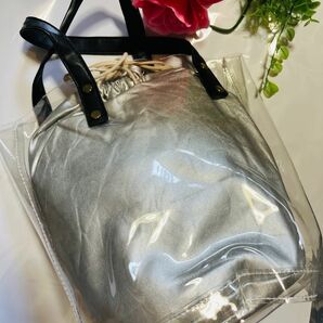 【新品未使用】夏にピッタリ！スタイロ ビニールバケツレディースバッグ