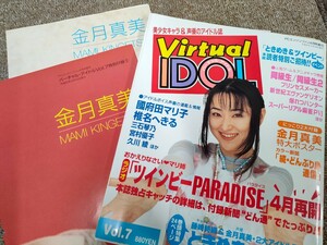 2863 送料230円　バーチャルアイドル　virtual idol PCエンジン　金月真美　平成8年　