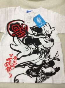 【即決】TDR ディズニー 2014 年　夏祭り Tシャツ　雅涼群舞　ミッキー 100cm