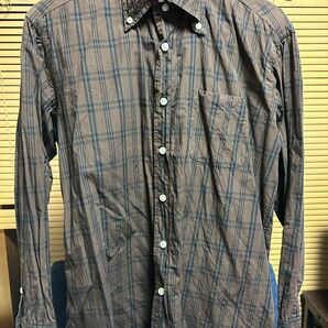 evisu yamane チェックシャツ ボタンダウンシャツ サイズ37