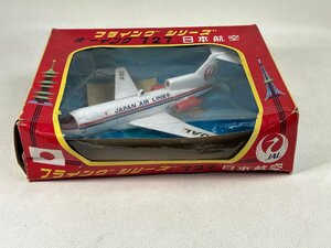 野村トーイ 日本航空 ボーイング727 フライングシリーズ JAL 飛行機 模型 旅客機 玩具 ビンテージ 日本製 昭和レトロmayk-p