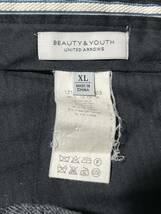 ユナイテッドアローズ セットアップ テーラードジャケット BEAUTY&YOUTH チャコールグレー L-XL 古着_画像5