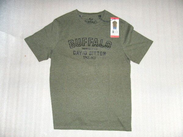 ◆送料無料◆即決◆新品◆Buffalo David Bitton　メンズ 　ロゴ 　半袖 Tシャツ　M 