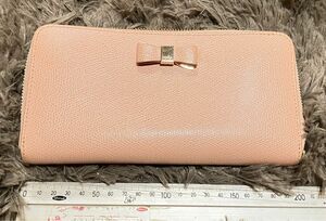 美品＊FURLA＊ピンク長財布　訳あり