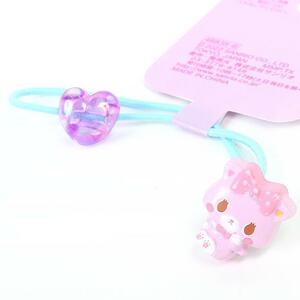  Mu krudo Lee mi- hair elastic mascot hair elastic S( Heart ) hair ornament Sanrio sanrio