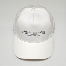 新品・本物 アルマーニ エクスチェンジ ARMANI EXCHANGE キャップ 帽子 メンズ 954202 CC150 00010 ホワイト_画像1