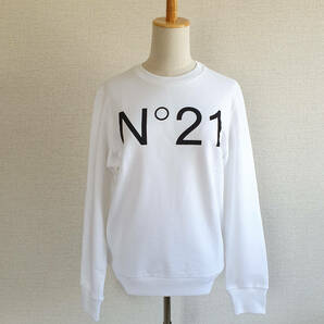 【新品・未使用】N°21 KIDS ロゴスウェットシャツ white　16Y　N21588N0154