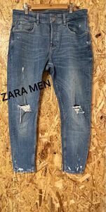 ZARA menダメージジーンズ