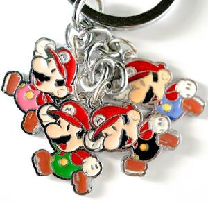  key holder Mario 4 hanging weight goods key ring Mario Cart [ extra attaching ]