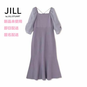 JILL by JILLSTUART ジルバイジルスチュアート ドッキングフレアシルエットニットワンピース