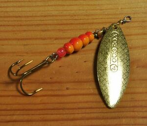  large spinner blade spoon big secret . vessel masu salmon Chivas trout Japanese huchen keta ka rough Thomas lure 9cm 17g SP64