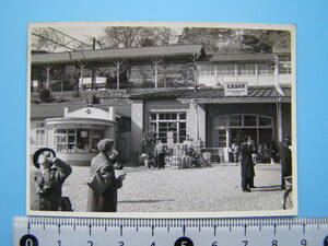 (J49)172 写真 古写真 電車 鉄道 鉄道写真 仙台 松島海岸 松島海岸駅 昭和34年3月21日 駅舎