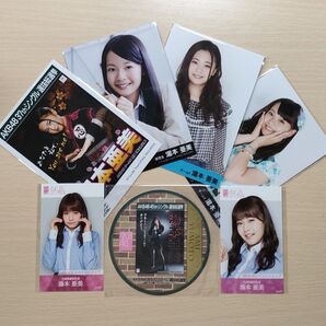 A08【AKB48】湯本亜美　生写真４枚＋写名刺２枚＋コースター１枚セット(AKB48 cafe&shop)