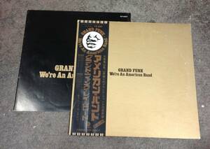 Grand Funk Railroad 1 lp , We are an American band , Japan press