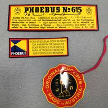 ホエーブス PHOEBUS 615 デカール(シール)タグ レプリカセット　①_画像1