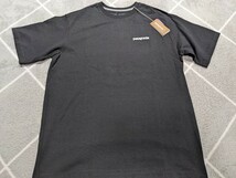 新品 patagonia プリントTシャツ 海外モデル パタゴニア スイス ZURICH チューリッヒ 半袖 Tシャツ 黒 ブラック _画像2