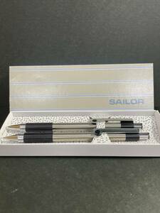 セーラー sailor ボールペン シャープペン 芯0.5㎜ 2点セット 箱付き 文房具 筆記用具 小物 雑貨 M0508●2