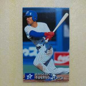 1997 Calbee baseball card N155 wave .. Hara ( Yokohama )