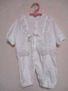 Ωe licca Land Ω*50~60.* pretty baby long sleeve two way coverall # eggshell white #