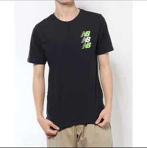 【新品未使用！定価3630円が45％OFF！】1 ニューバランス メンズ 半袖Tシャツ MT21905 ブラックNew Balance/サイズL