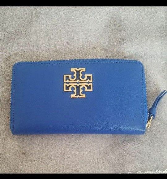 TORY BURCH 長財布　ブルー