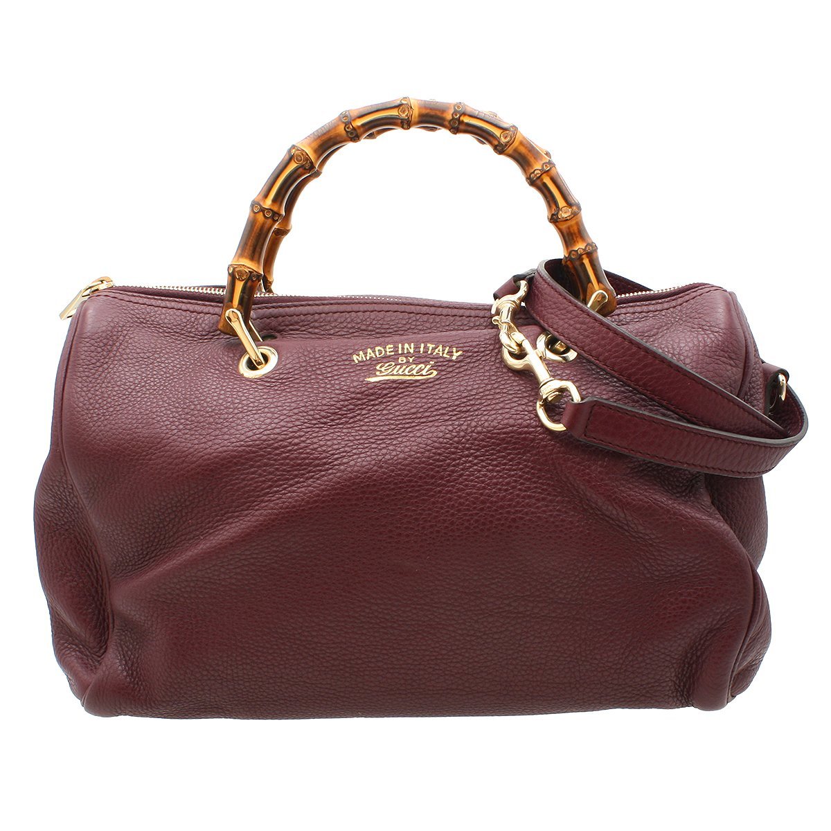 A2357 美品!! グッチ バンブーショッパー ハンドショルダーバッグ-