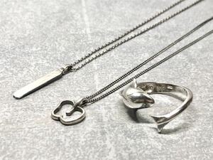 シルバーアクセサリー　3点セット　ネックレス　指輪　silver 925 リング