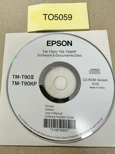 TO5059/中古品/EPSON TM-T90II/TM-T90KP Software&Documents Version 6.00