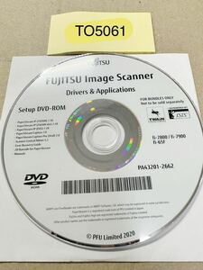 TO5061/ secondhand goods /FUJITSU fi-7800/fi-7900 fi-65F /Image Scanner Drivers & Applications Setup DVD-ROM