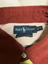 Polo by Ralph Lauren クレイジーパターン オックスフォード半袖シャツ size15ハーフ(Mサイズ相当t【1018】_画像9