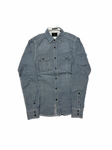 Scotch&Soda ヒッコリーストライプ ワークシャツ sizeS【985】