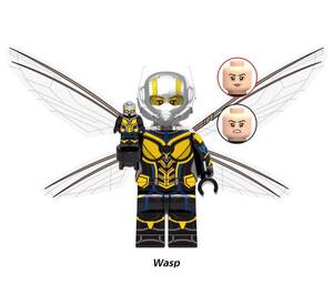 即納　1体　ワスプ　マーベル　アベンジャーズ　ミニフィグ ブロック LEGO レゴ　互換 ミニフィギュア ek