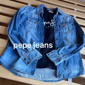 pepe jeans デニムシャツ　Mサイズ