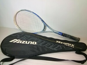 ☆1円より☆　MIZUNO ミズノ Technix テクニック シリーズ　GT-15　 軟式 テニス ラケット　ケース付き　痛みあり。現状品