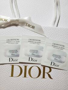 新品★Dior ディオール スノー エッセンス オブ ライト クリーム＜薬用美白クリーム＞★サンプル3個