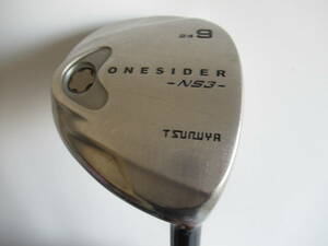 ★TSURUYA ツルヤ ONE SIDER NS3 フェアウェイウッド 9w 24° 純正カーボンシャフト R F126★レア★激安★中古★　★