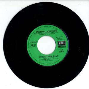 Michael Johnson 「Bluer Than Blue/ Two In Love」米国EMI盤EPレコード
