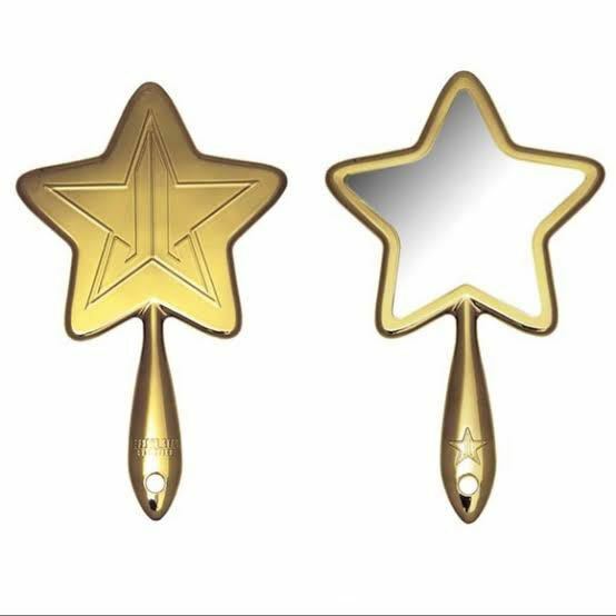 Jeffree Star Gold chrome hand mirror ジェフリースター ハンドミラー 色：ゴールド　クローム　鏡　ミラー　星型　手鏡