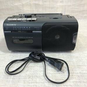 ソニー SONY ラジカセ CFM-10 ラジオ カセット 2005年製 ブラックの画像1