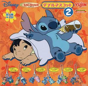 * Eugene ga коричневый Disney Lilo & Stitch двойной эмблема 2 ( все 6 вида комплект ) **