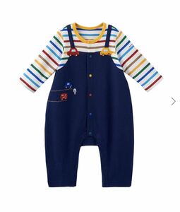  Miki House car overall manner coverall baby 80 rompers coverall 