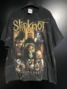 激レア当時物 Slipknot SIC Tシャツ ヴィンテージ サイズXL ブラック　スリップノット　バンドTシャツ オフィシャル NIRVANA 