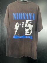 激レア NIRVANA NEVERMIND Tシャツ　KURT COBAIN バンドTシャツ　XL ブラック　HOLE ニルヴァーナ カートコバーンTシャツ　_画像3